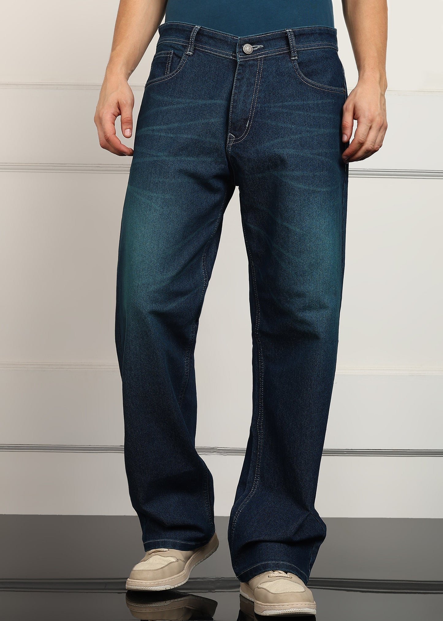 DENIMOR Loose Fit Men Blue Jeans DENIMOR