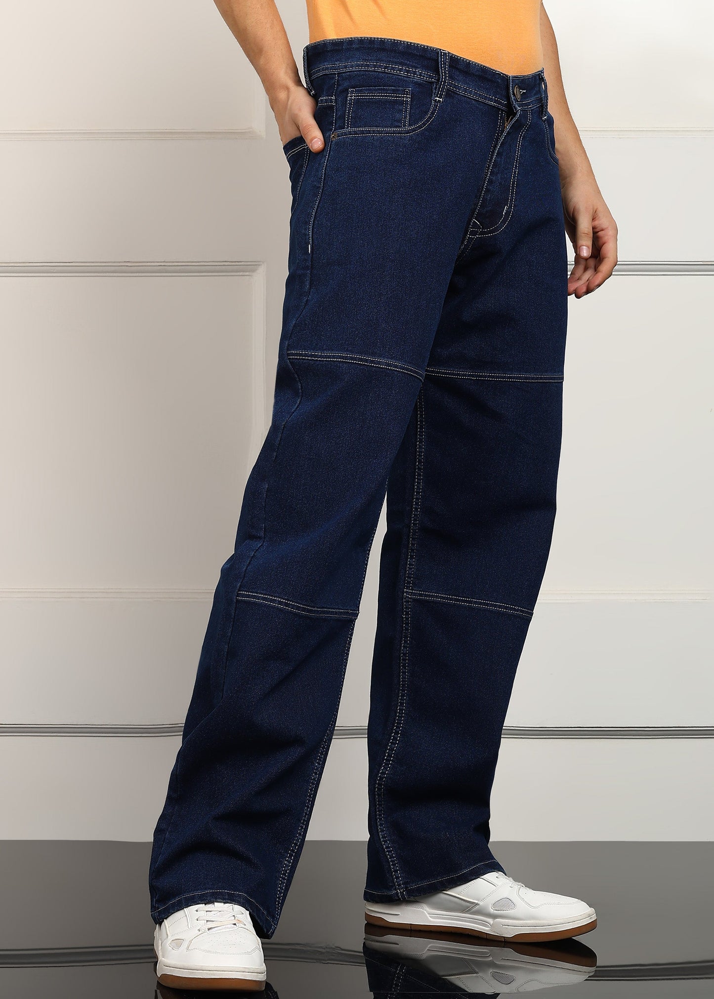 DENIMOR Loose Fit Men Blue Jeans DENIMOR