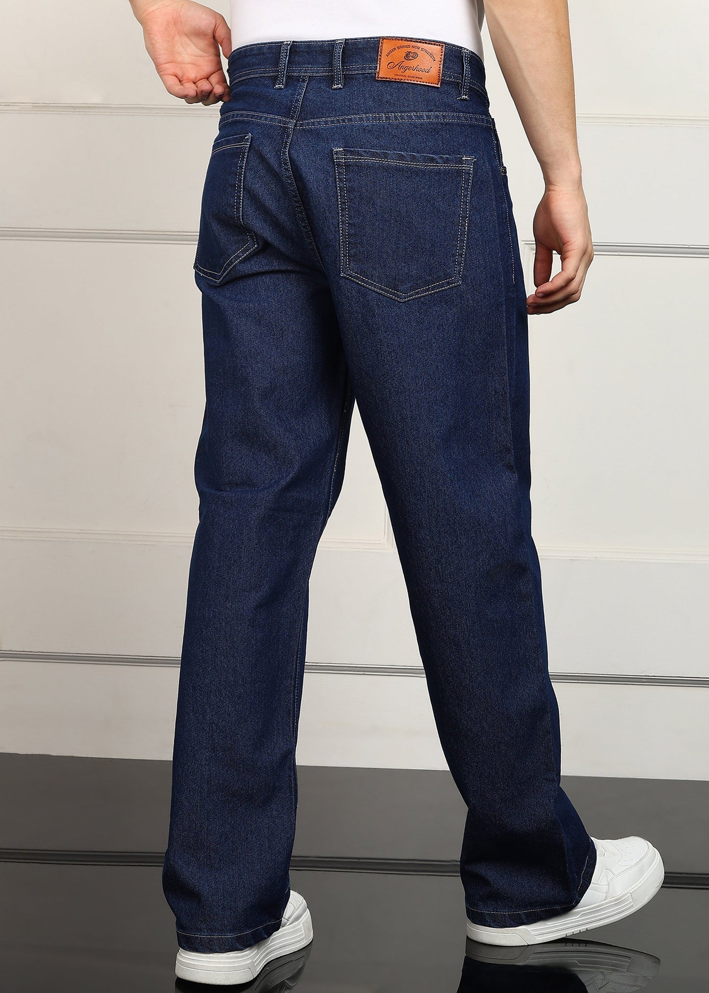 DENIMOR Loose Fit Men Dark Blue Jeans DENIMOR