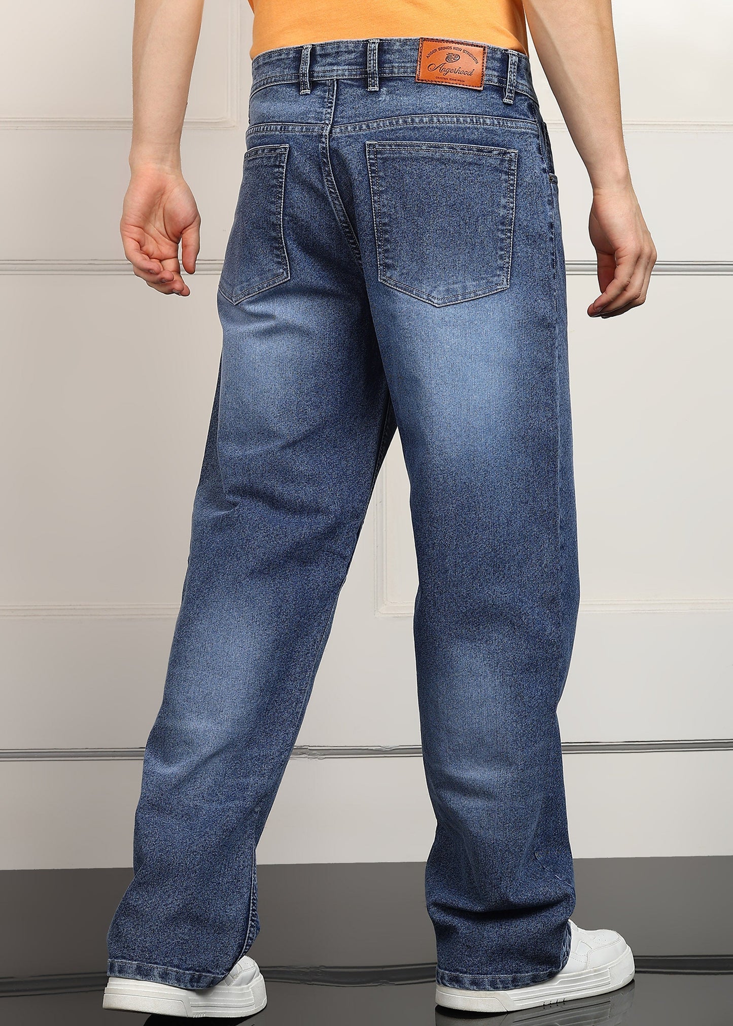 DENIMOR Loose Fit Men Blue Baggy Jeans DENIMOR