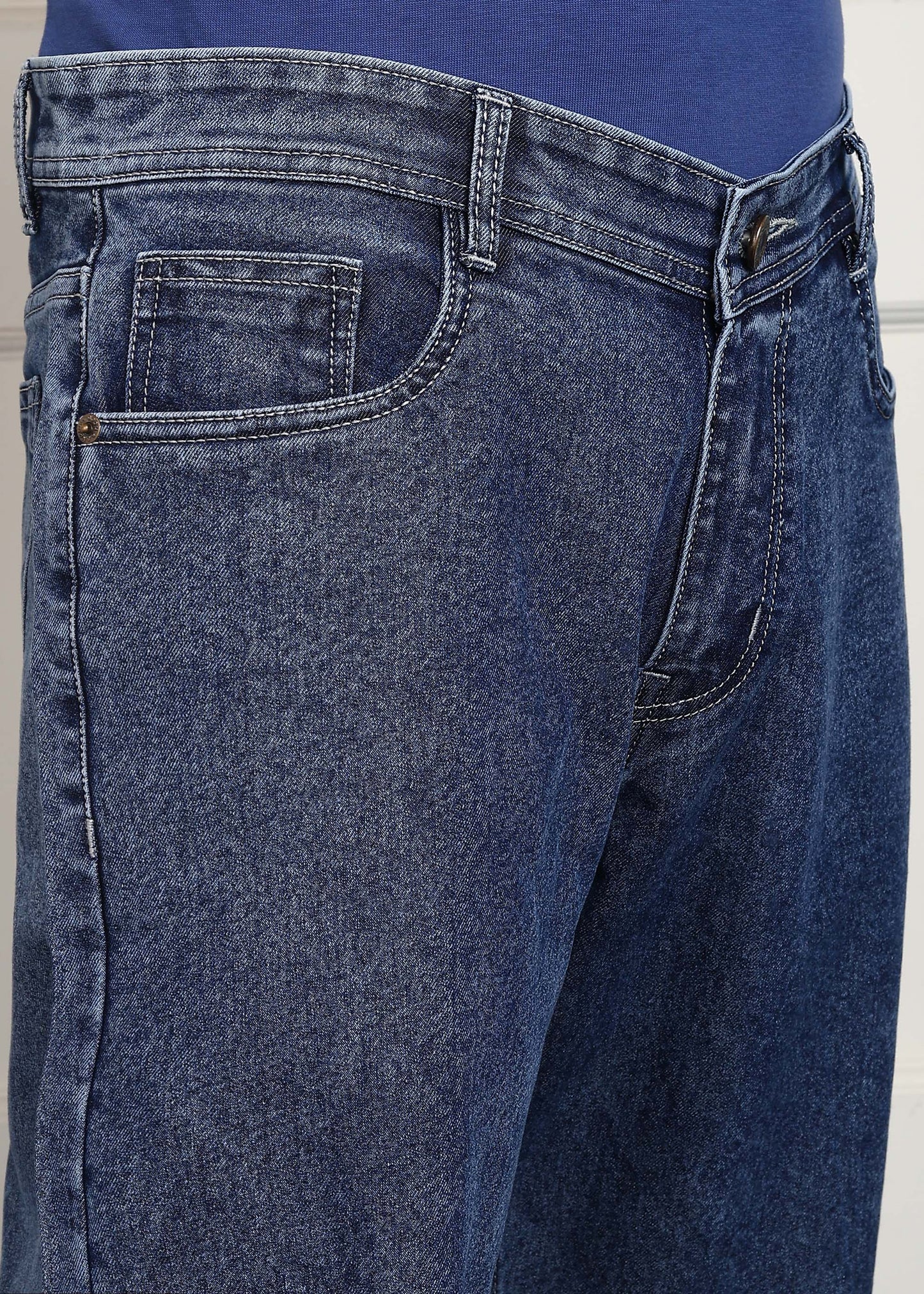DENIMOR Loose Fit Men Dark Blue Jeans DENIMOR