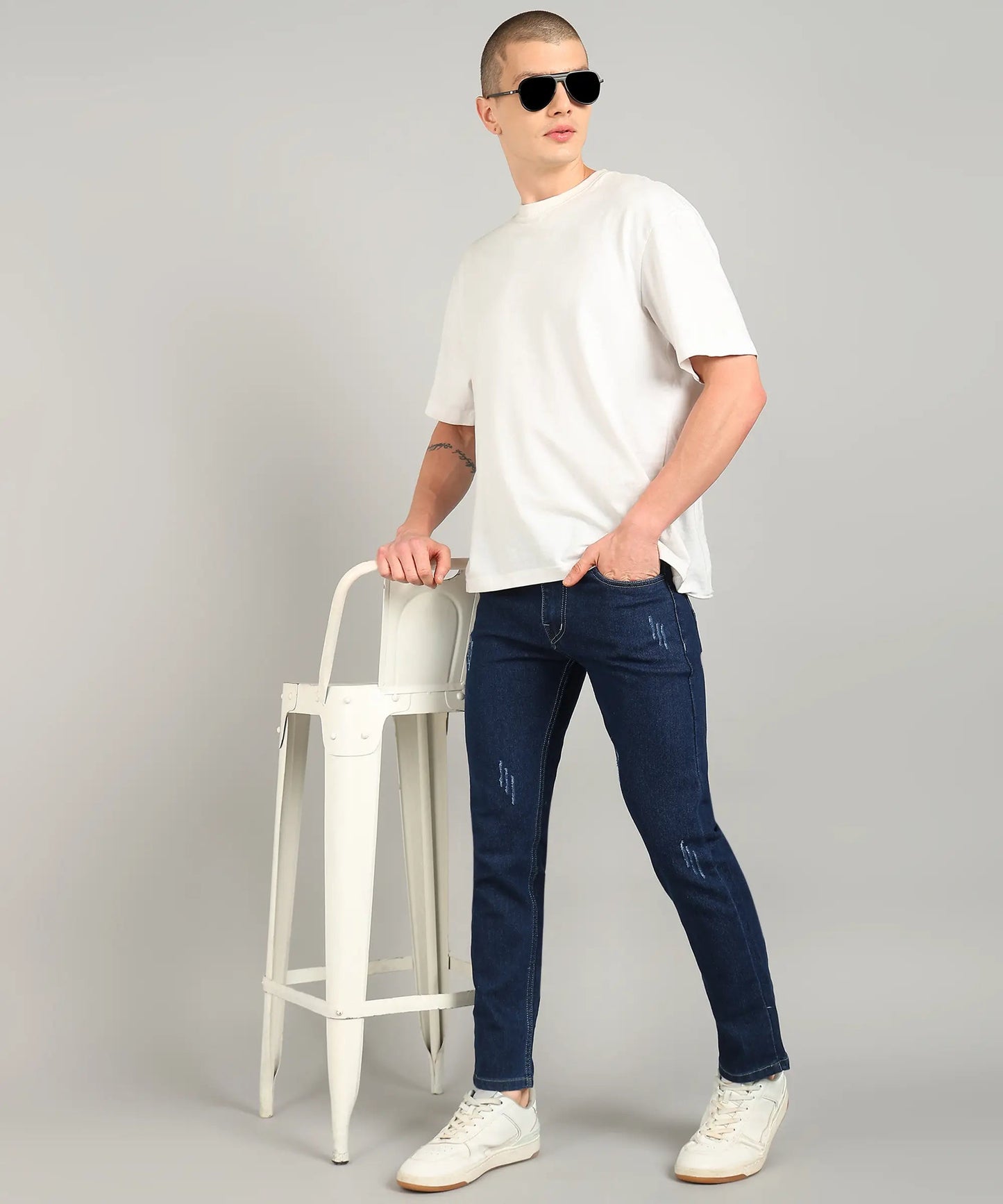 DENIMOR  Relaxed fit Men Blue Jeans DENIMOR