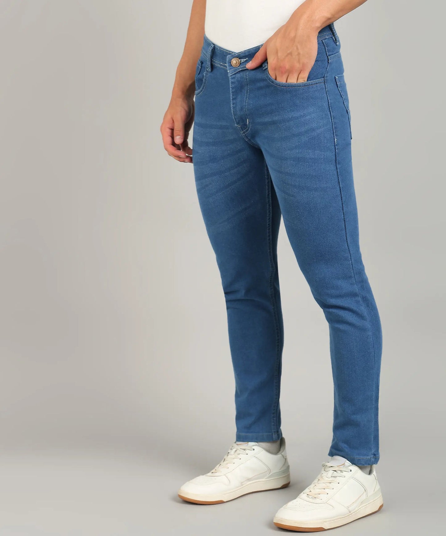 DENIMOR  Relaxed Fit Men Blue Jeans DENIMOR