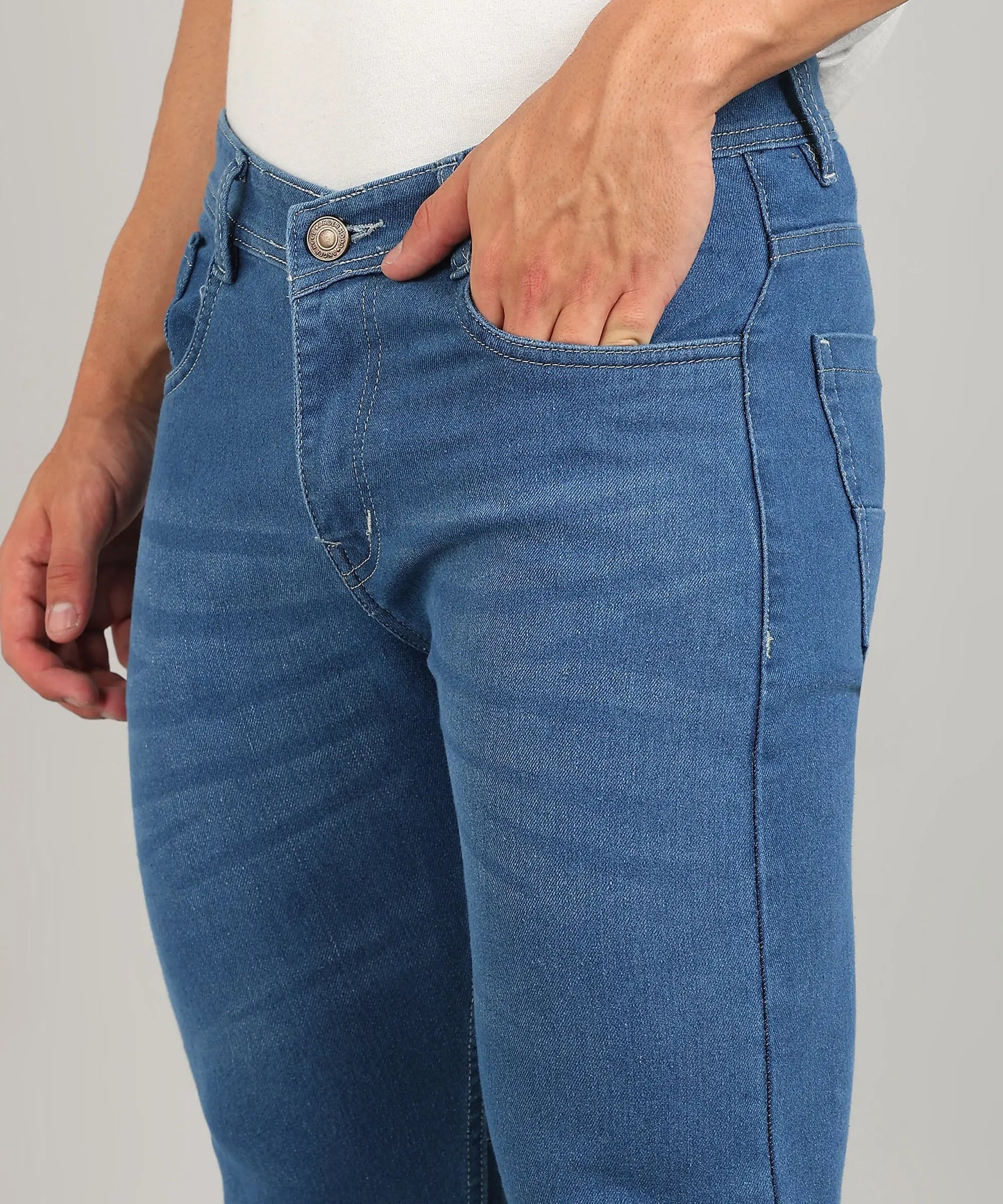 DENIMOR  Relaxed Fit Men Blue Jeans DENIMOR