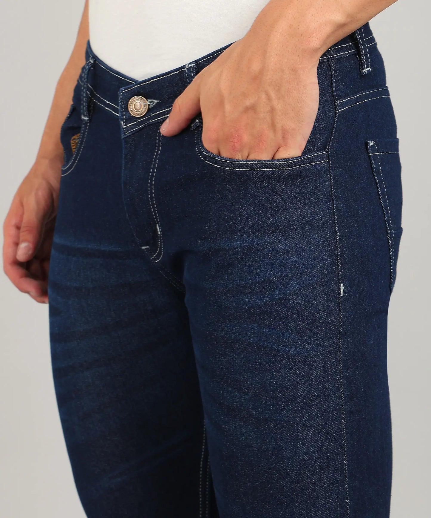 DENIMOR  Relaxed Fit Men Blue Jeans DENIMOR