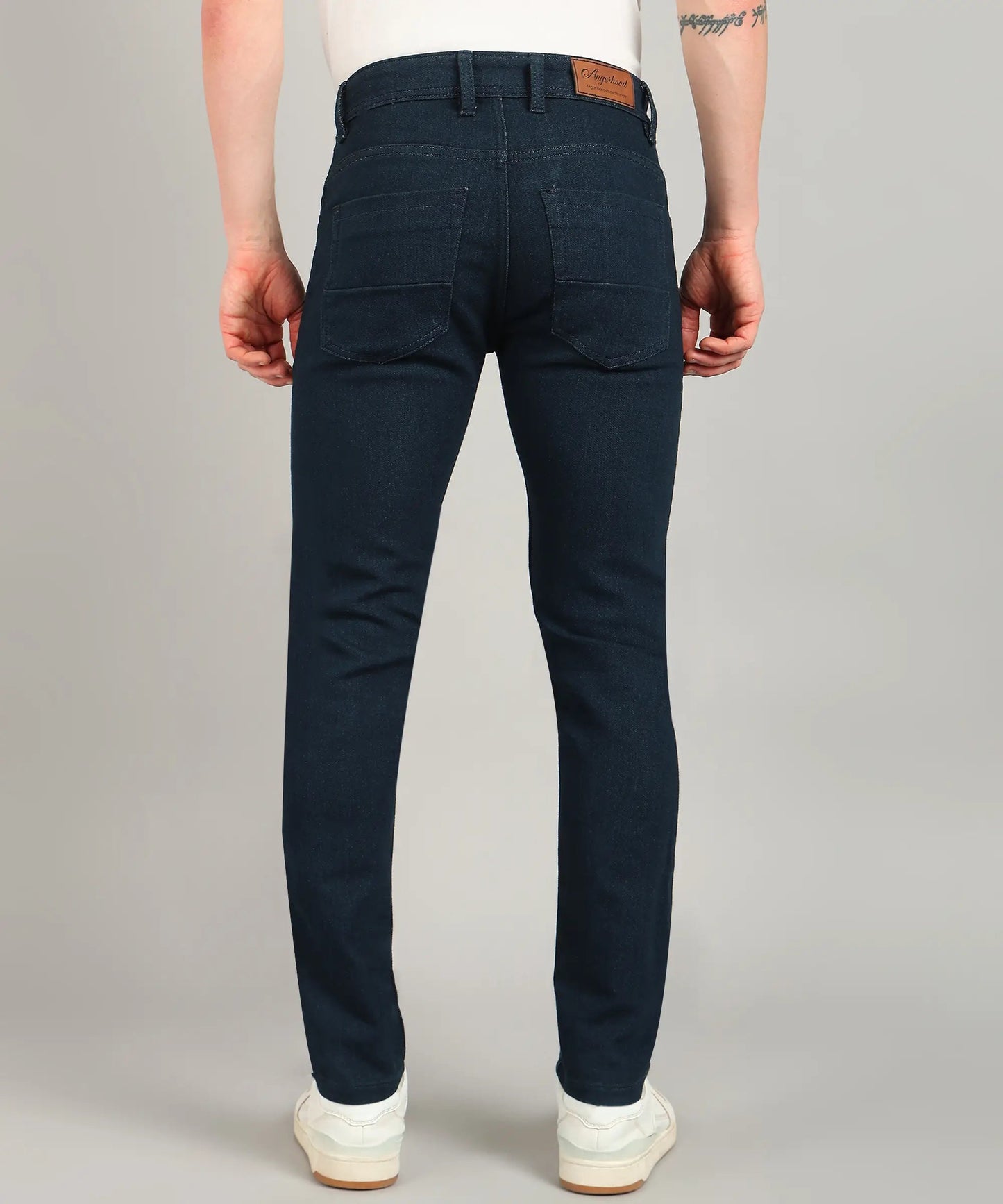 DENIMOR  Relaxed Fit Men Dark Green Jeans DENIMOR