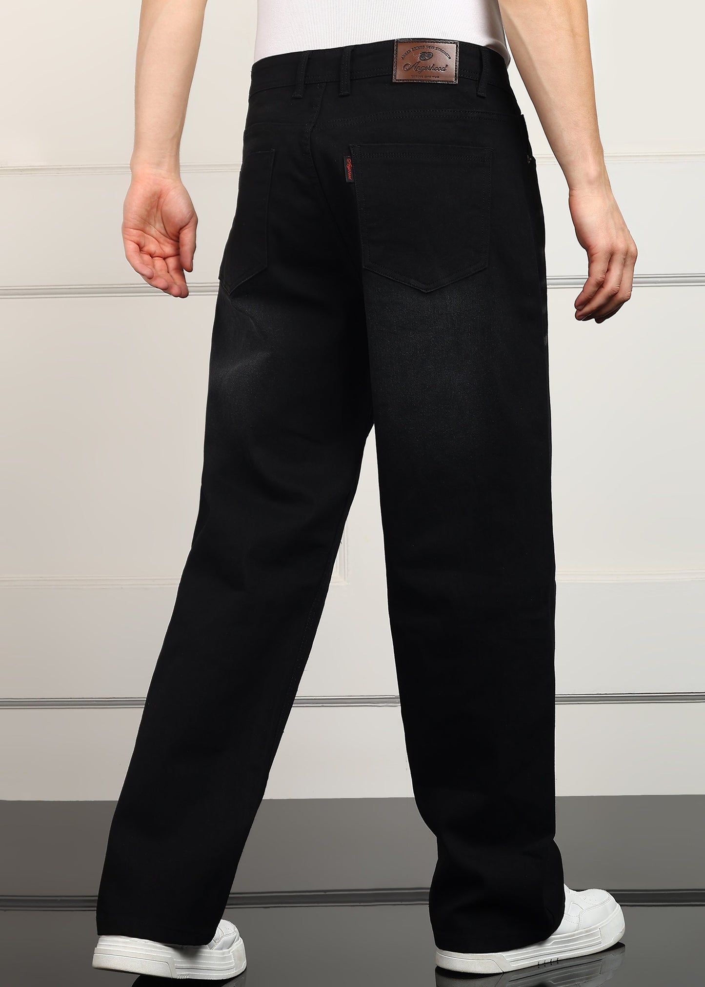 DENIMOR Loose Fit Men Black  Jeans DENIMOR