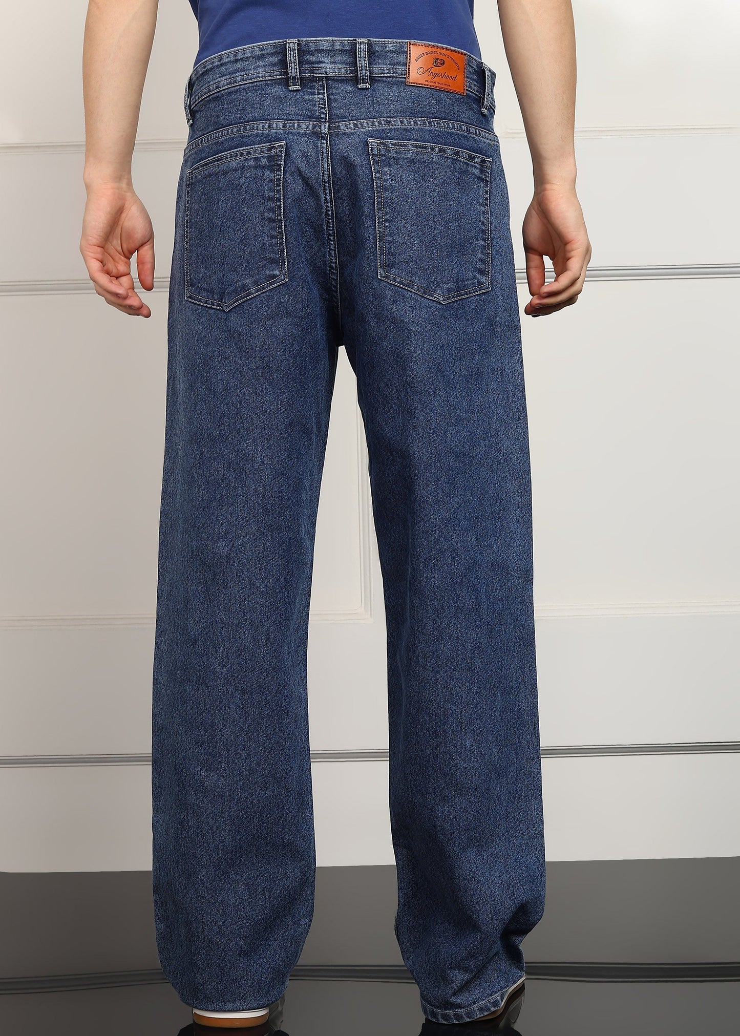 DENIMOR Loose Fit Men Dark Blue  Jeans DENIMOR