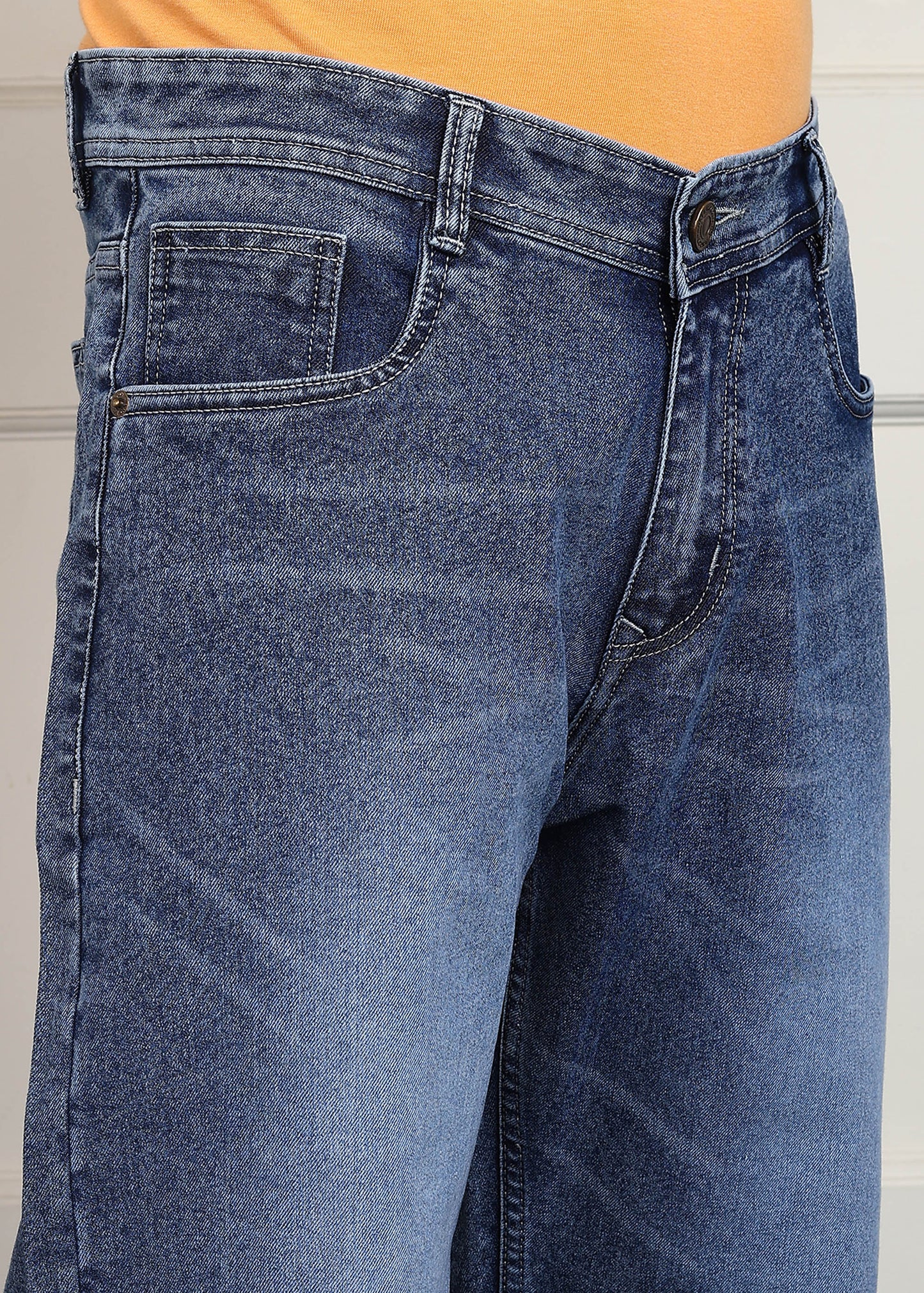 DENIMOR Loose Fit Men Blue Baggy Jeans DENIMOR