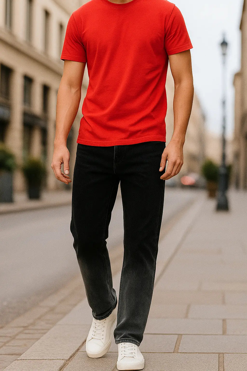 DENIMOR Loose Fit Men DOUBLE SHADE Jeans DENIMOR